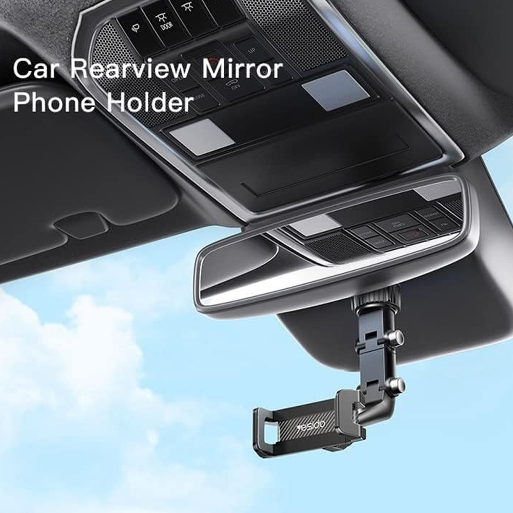 Yesido C192 Rearview Mirror Car Mobile Holder
