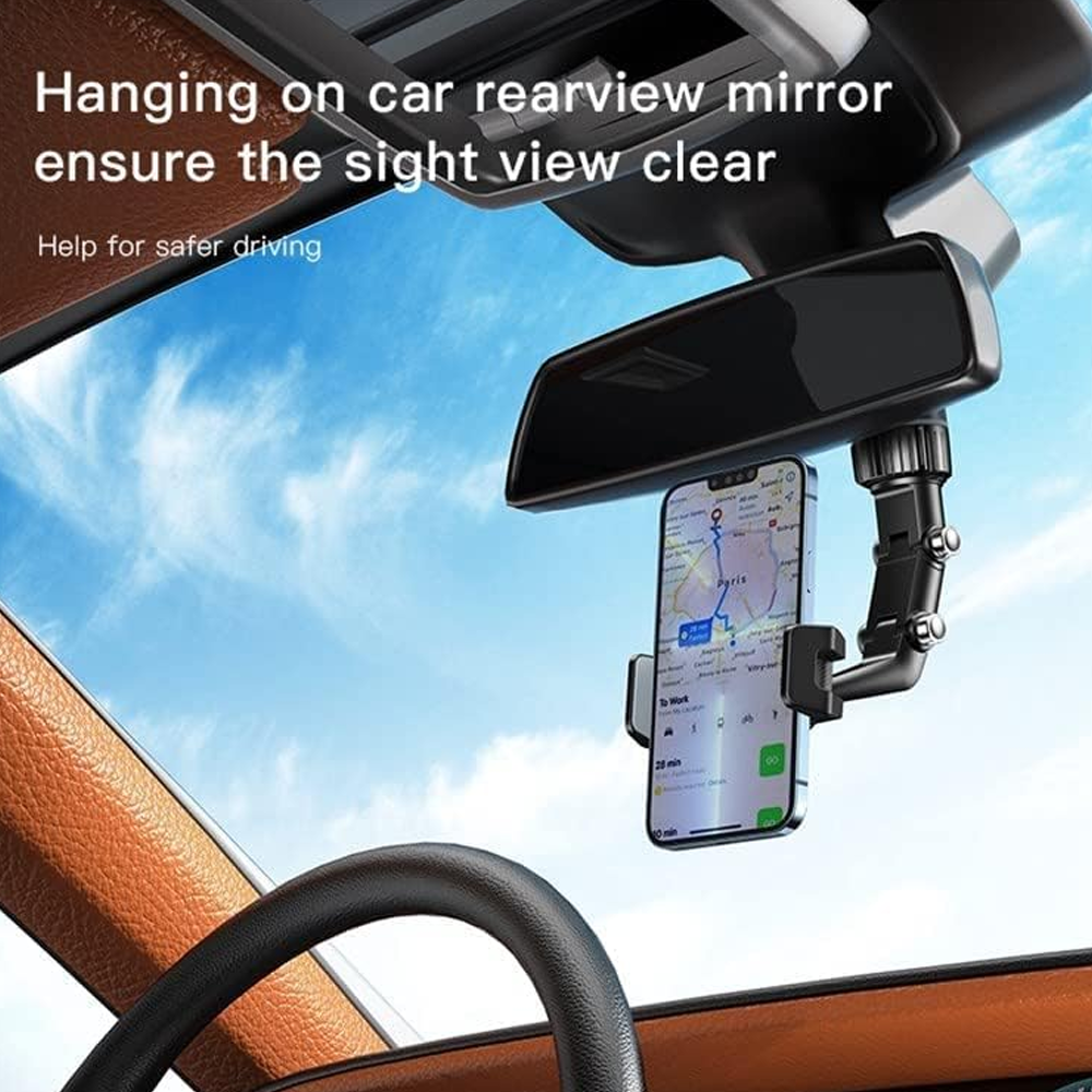 Yesido C192 Rearview Mirror Car Mobile Holder
