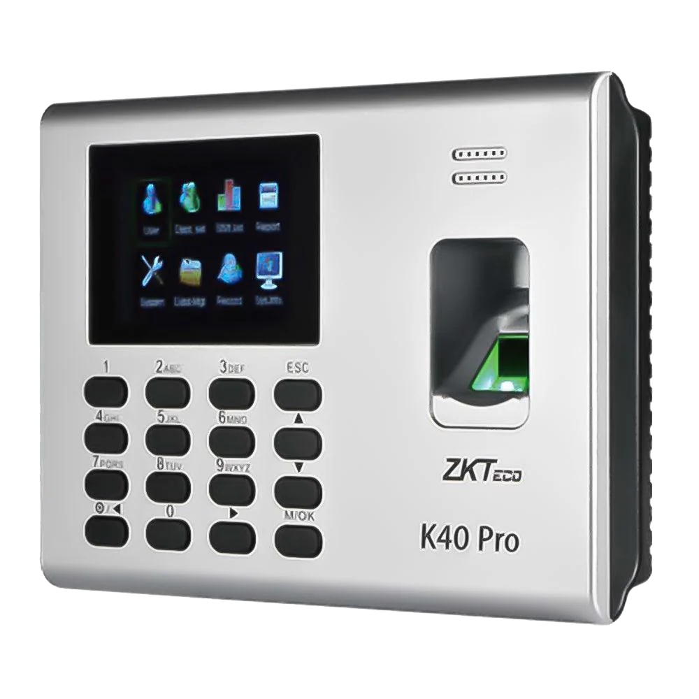 Finger Print ZkTeco K40 Pro (USB - Lan - Card - Internal Battery)