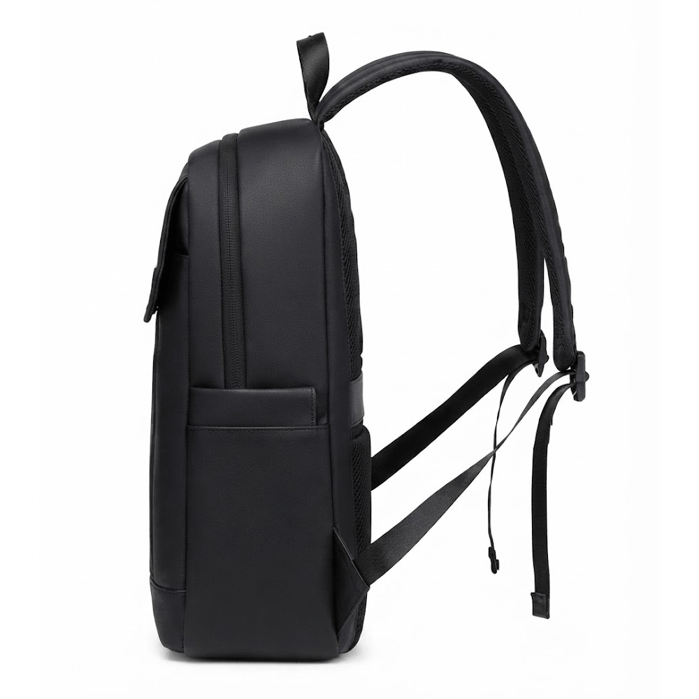 Golden Wolf GB00729 15.6 Inch Laptop Backpack - Black