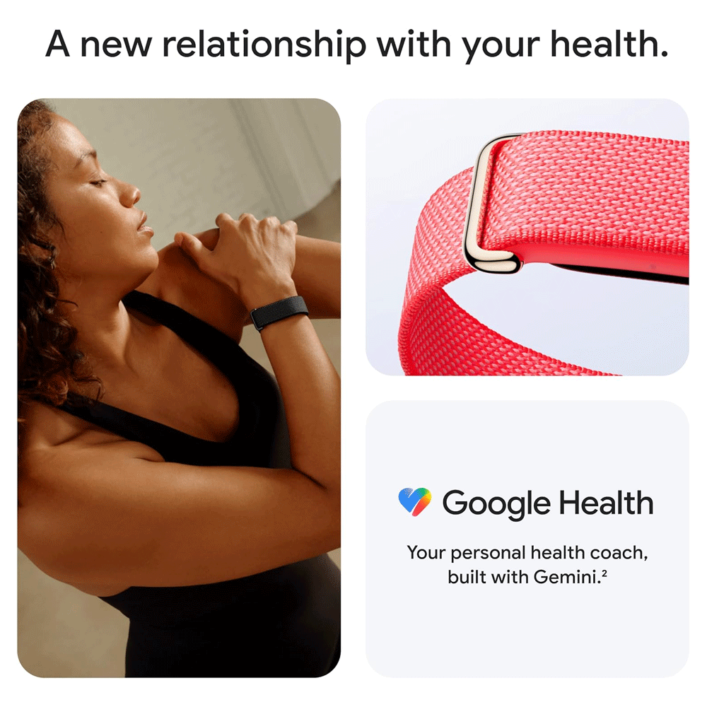 Google Fitbit Air Screenless Fitness and Health Tracking  - Black