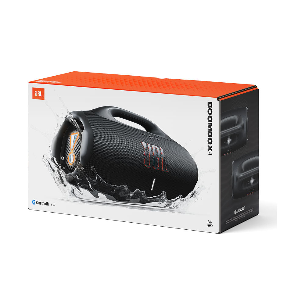 JBL Boombox 4 Portable Waterproof Speaker - Black