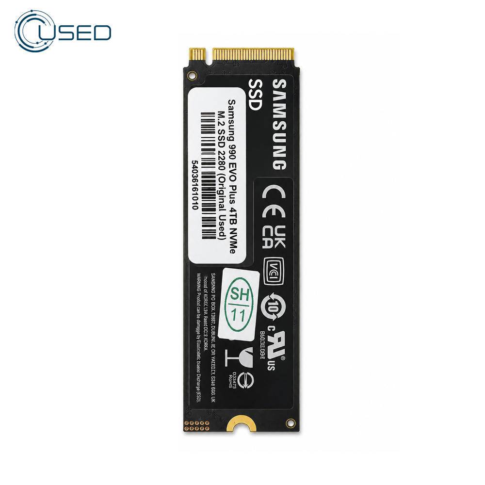 Samsung 990 EVO Plus 4TB NVMe M.2 SSD 2280 (Original Used)