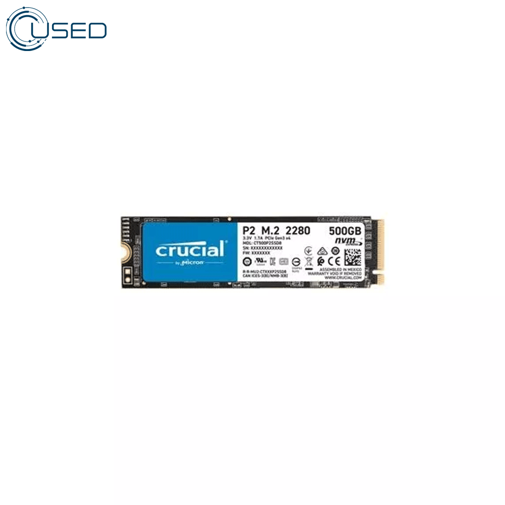 Crucial 512GB NVMe M.2 SSD 2280 (Original Used)