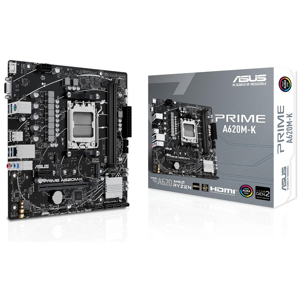 ASUS Prime A620AM-K AMD AM5 Motherboard