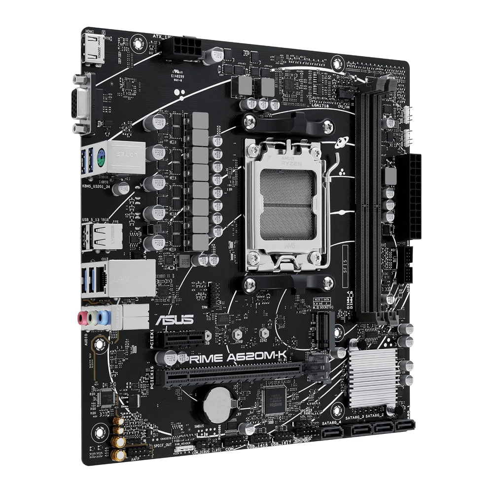 ASUS Prime A620AM-K AMD AM5 Motherboard