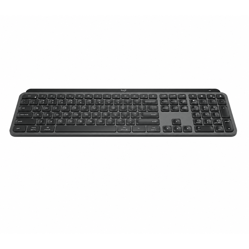 Logitech MX Keys S Rechargeable Bluetooth/Wireless Keyboard - Graphite