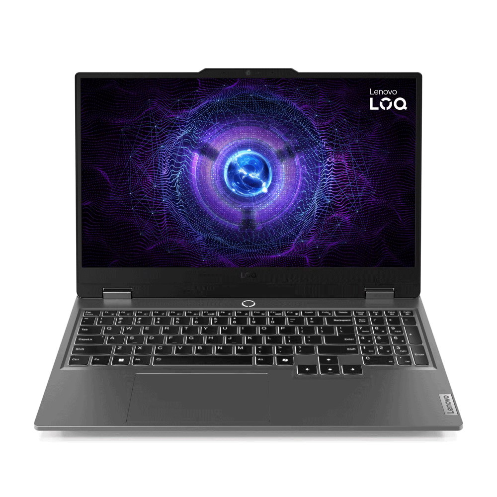 Lenovo LOQ 15IRX9 Laptop (Intel Core i7/13645HX - 16G DDR5 - 512G M.2 NVMe - Nvidia RTX 4050 6G GDDR6 - 15.6 Inch FHD IPS 144Hz) - Luna Grey