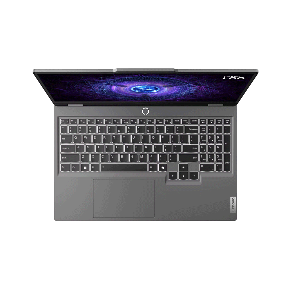 Lenovo LOQ 15IRX9 Laptop (Intel Core i7/13645HX - 16G DDR5 - 512G M.2 NVMe - Nvidia RTX 4050 6G GDDR6 - 15.6 Inch FHD IPS 144Hz) - Luna Grey