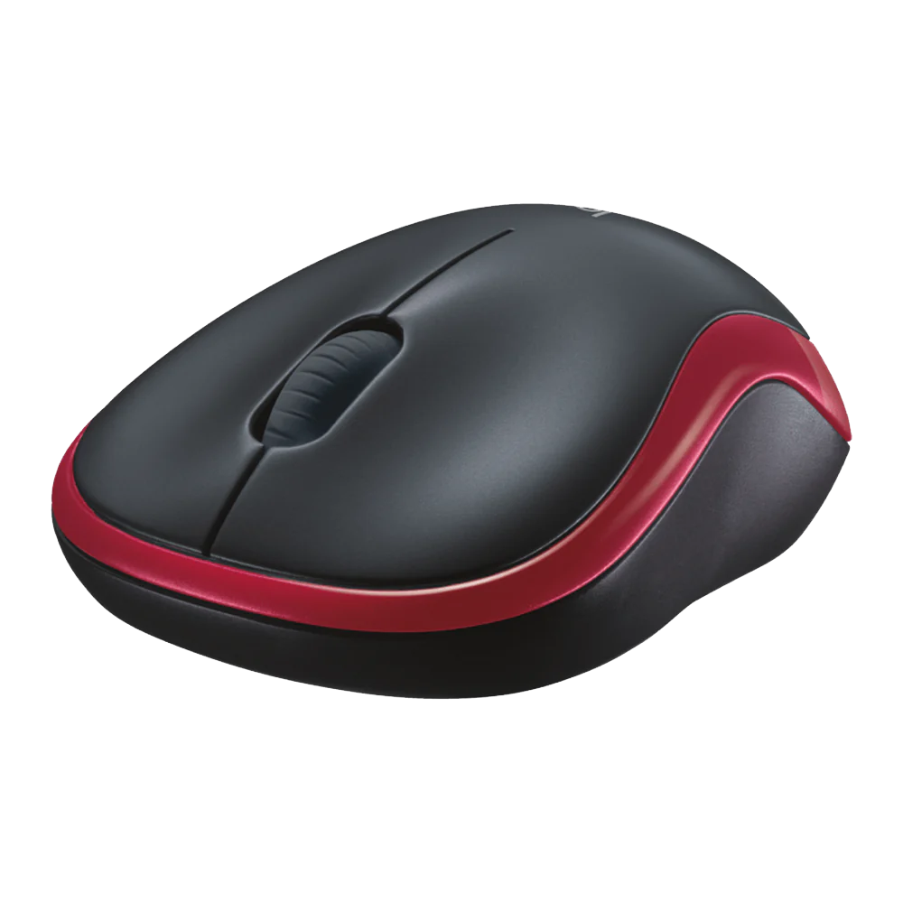 Mouse Wireless Logitech M186 - Red