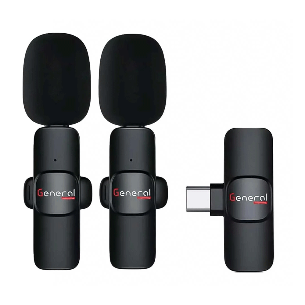General G30 Type-C 2.4GHz Dual Channel Wireless Microphone System