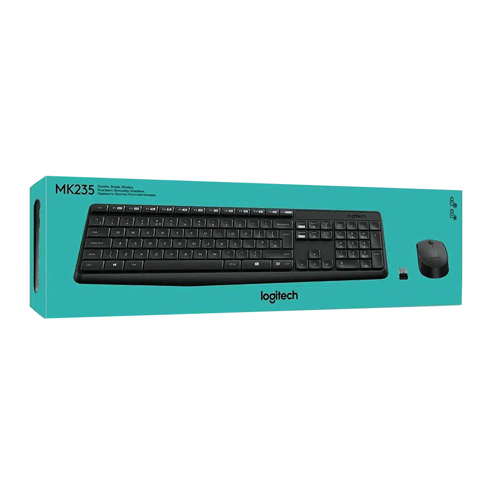 Logitech Mk235 Wireless Keyboard + Mouse Combo
