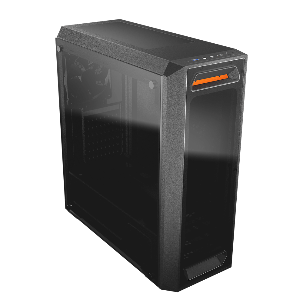 Cougar MX350 Gaming Mid Tower Case + Standard ATX PS2 500W Power Supply