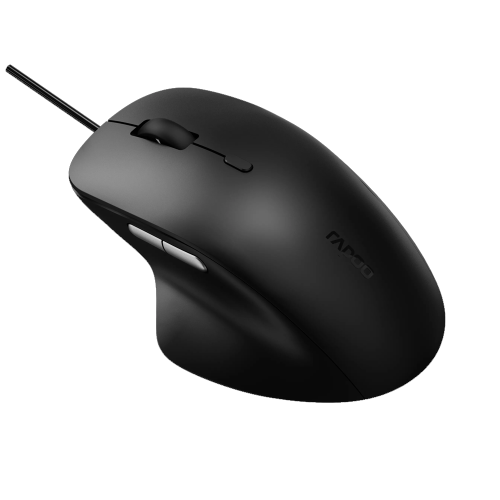 Rapoo N500 Wired Mouse - Black