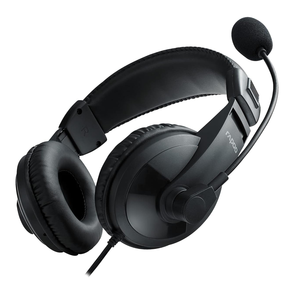 Rapoo H150S Wired Headphone (USB 2.0) - Black