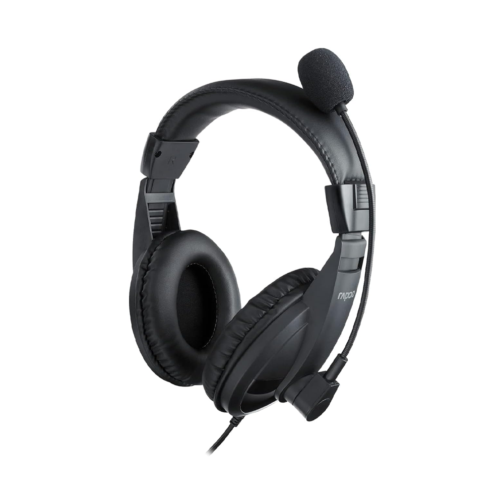 Rapoo H150S Wired Headphone (USB 2.0) - Black