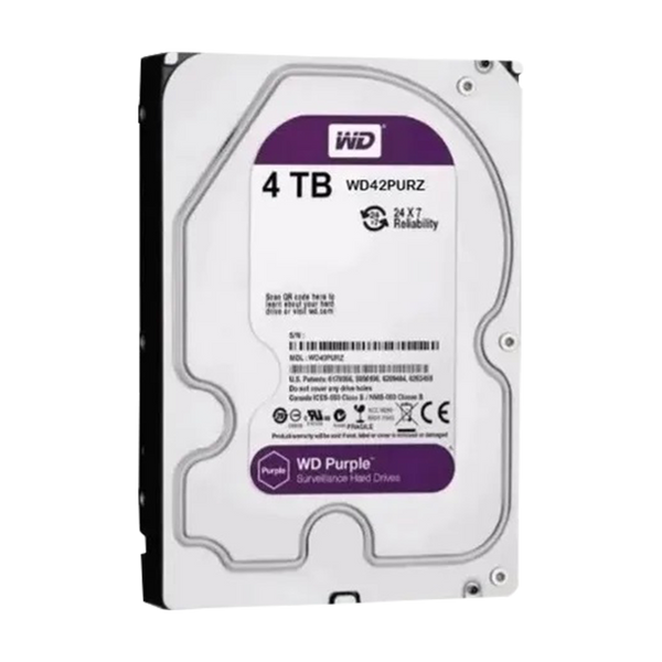 WesternDigital製4TB HDD WD42PURZ[通電7時間] WesternDigital製4TB