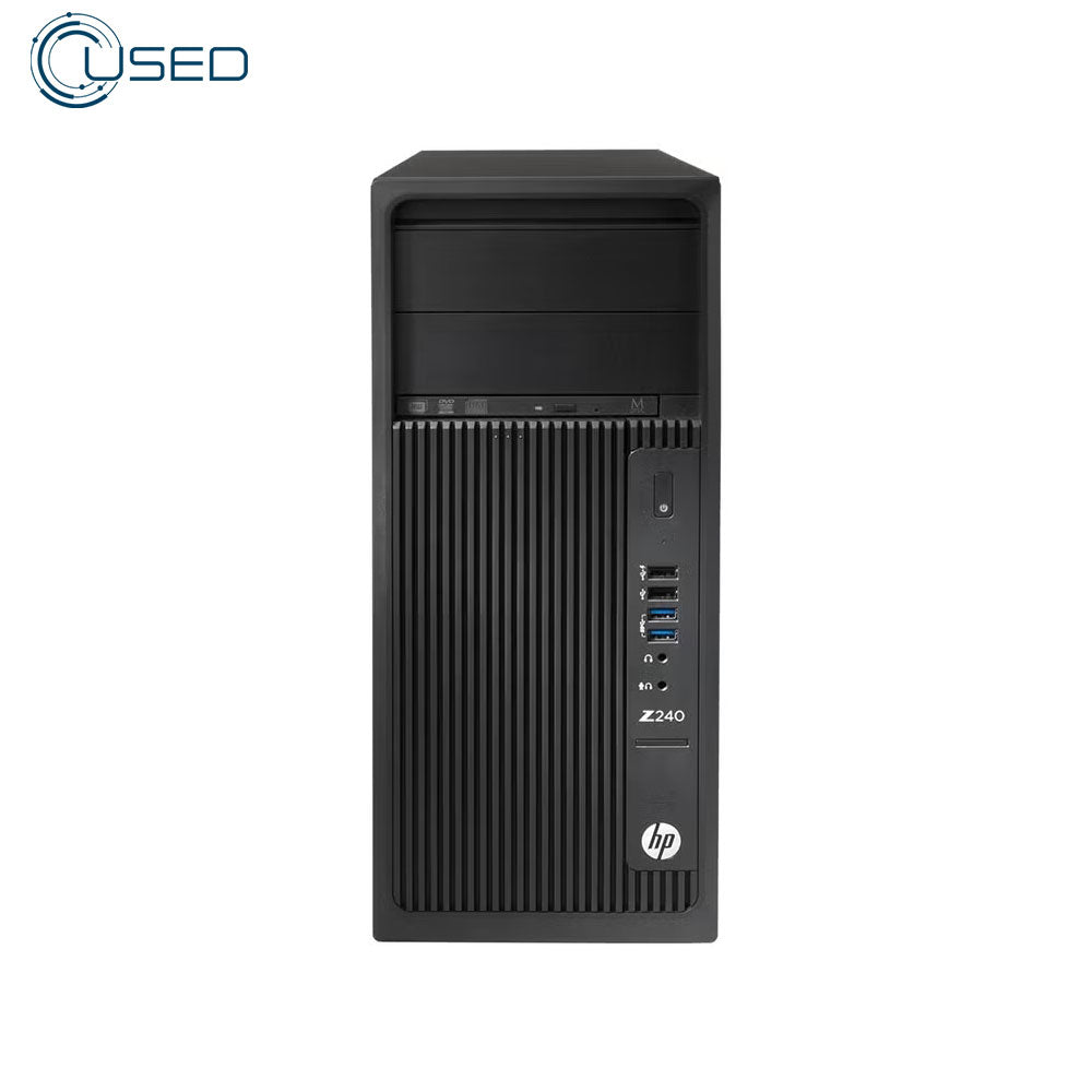 PC Used Tower Workstation HP Z240 (Xeon E3-1245 v6 - 8G DDR4 - No Hard - Intel HD 630 - DVD - 400W)